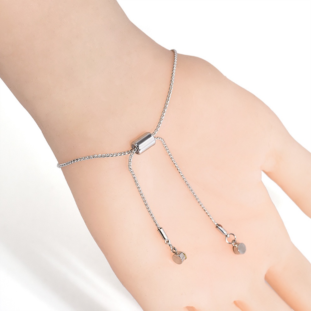 Hu Hu Hu Hu Hu Alat Bantu Pasang Kacamata♡ Gelang Bangle Wanita Model Terbuka Aksen Berlian Imitasi Minimalis Untuk Pesta