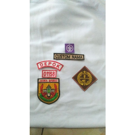 Atribut Pramuka Bordir / Bed Pramuka