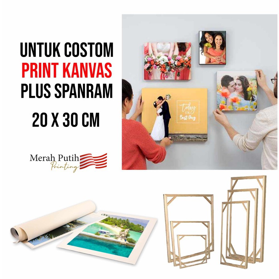 

Canvas Photo Print Ukuran 20 x 30