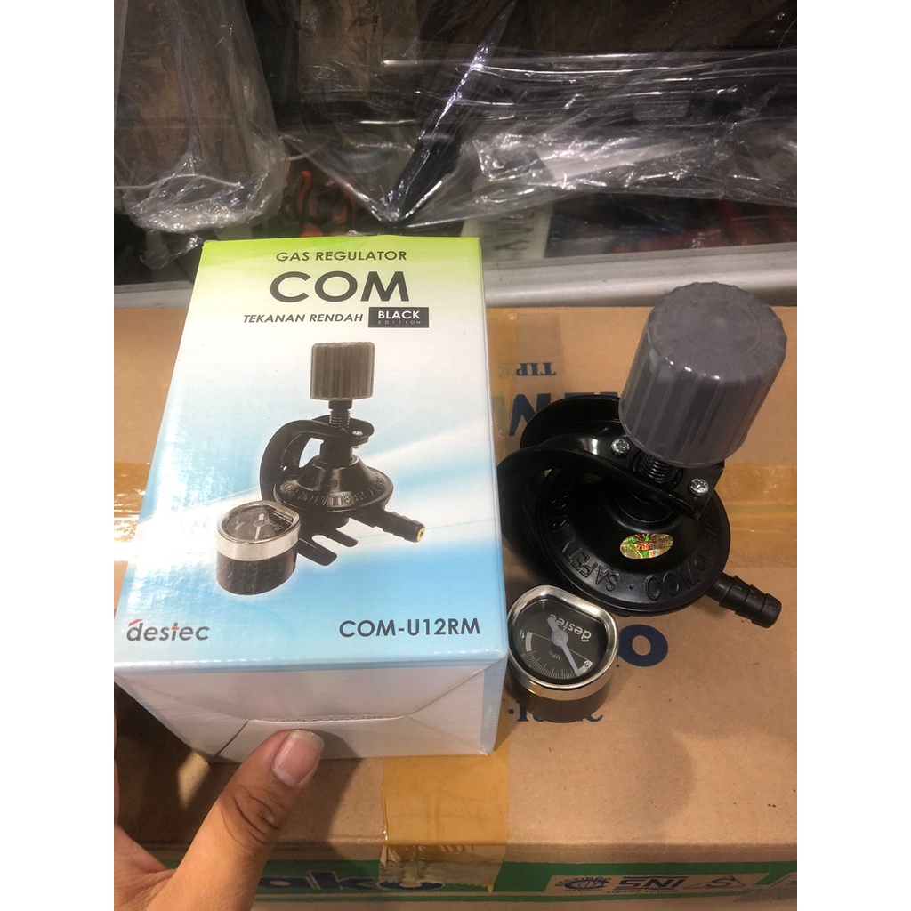 Jual Kepala Gas Regulator Kompor Gas Jepit Putar Destec COM 201 M