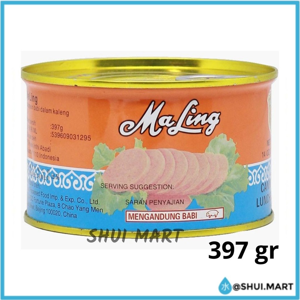 Jual Ma Ling Pork Luncheon Meat / Ham Babi / TTS Daging Maling Kaleng ...