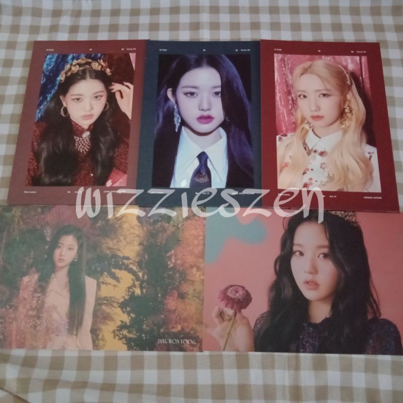 izone pob minju izcard postcard onereeler wonyoung hitomi