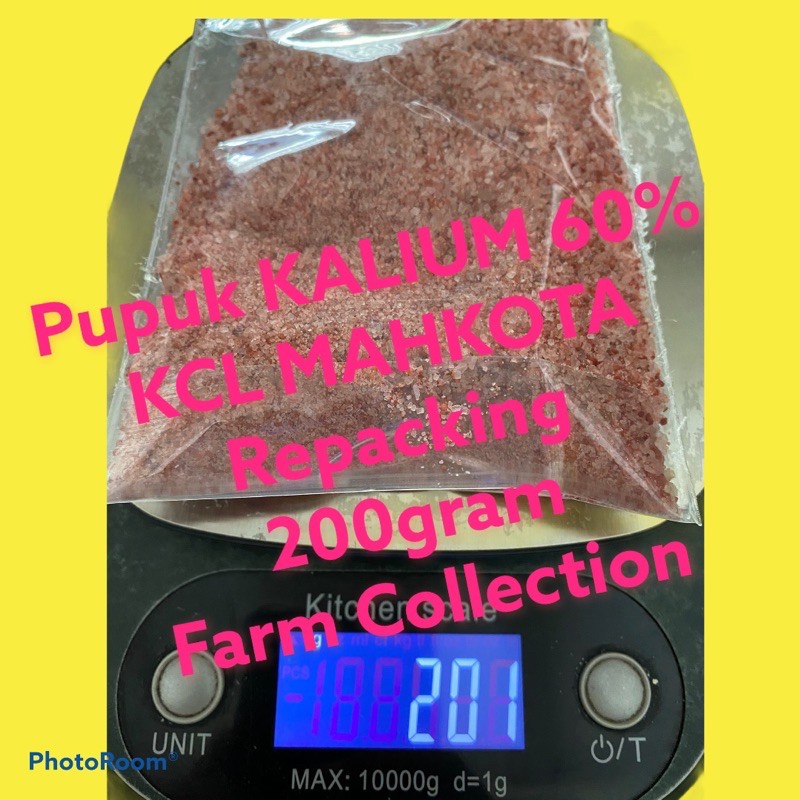 PUPUK BUNGA BUAH 200gram TANAMAN HIAS KCL Mahkota