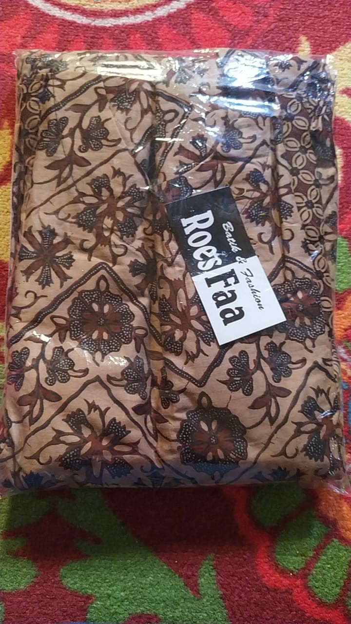 Gamis Genes Sogan Batik Modern Muslim Maxi Pesta Kondangan Seragaman Gamis Batik