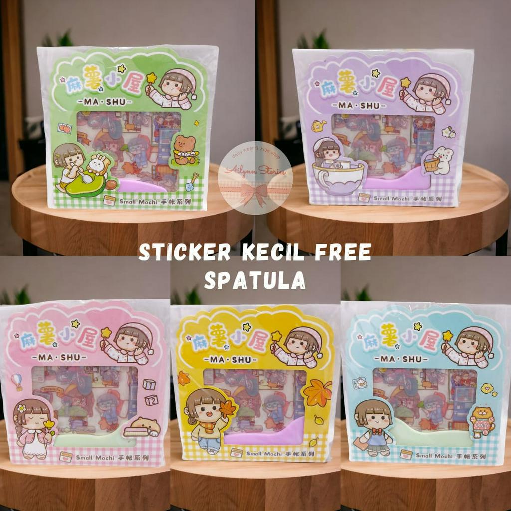 Sticker Momo free Spatula / Sticker DIY Momo Spatula