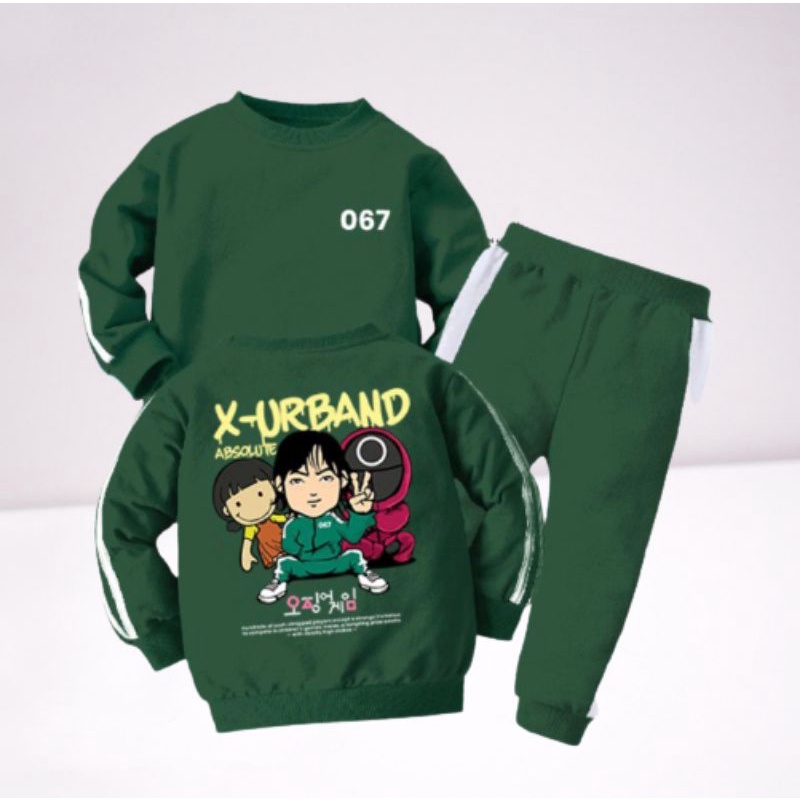 Sweater squid game anak laki laki Sweater anak laki laki umur 3 tahun baju anak terbaru