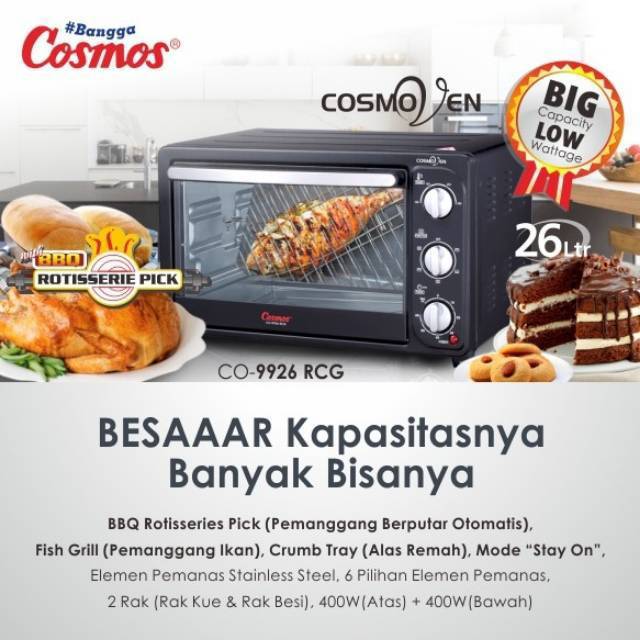 OVEN COSMOS 26 LITER CO 9926 RCG