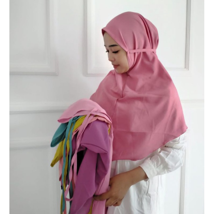 jilbab instan bergo maryam ukuran M fit to L jilbab instan tali diamond