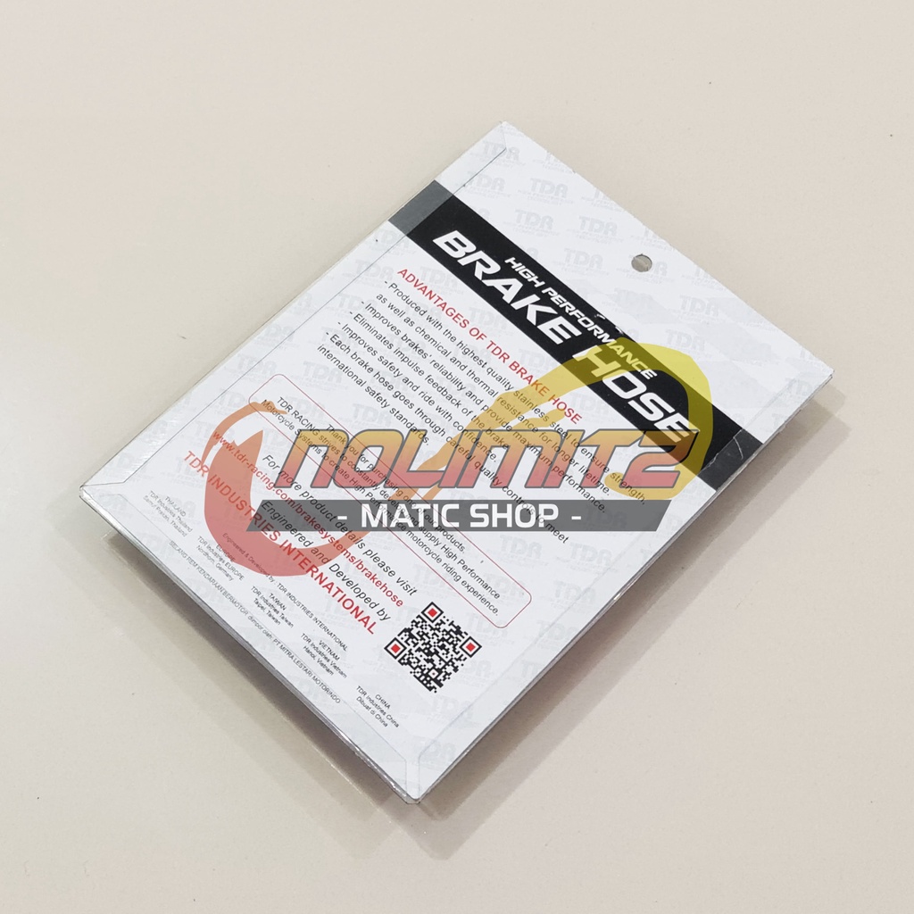 Selang Rem TDR Kuning 90 cm Universal Vario Mio Beat Scoopy