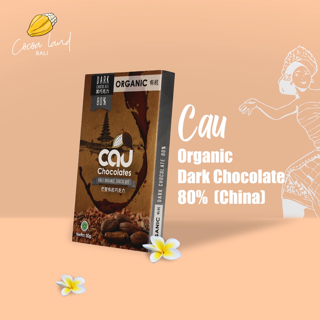 

CAU CHOCOLATES - Dark Chocolate 80%