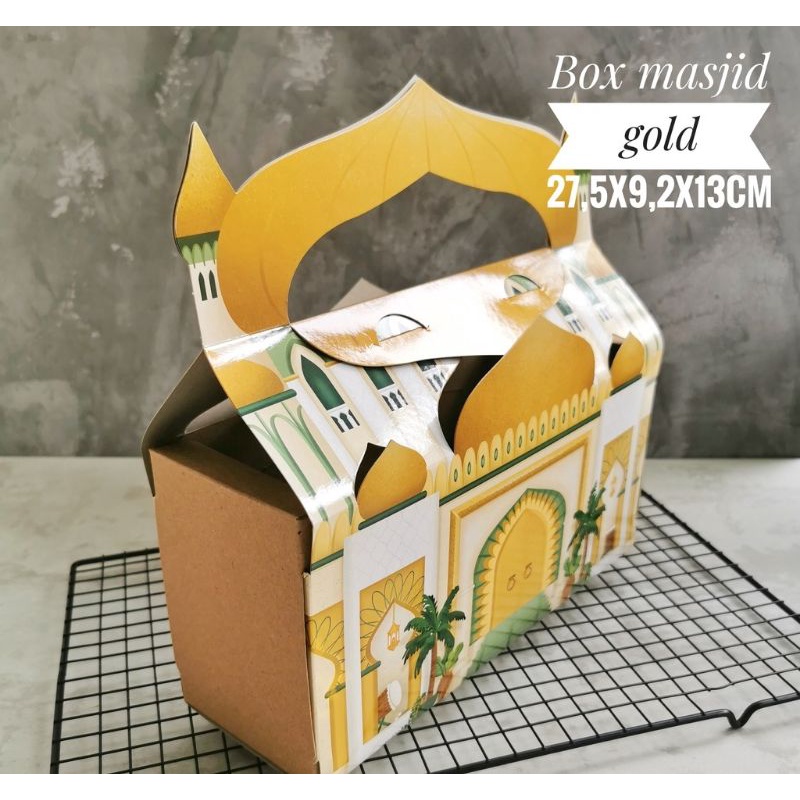 BOX TOPLES COOKIES DAN CAKE LEBARAN IDUL FITRI - MASJID GOLD