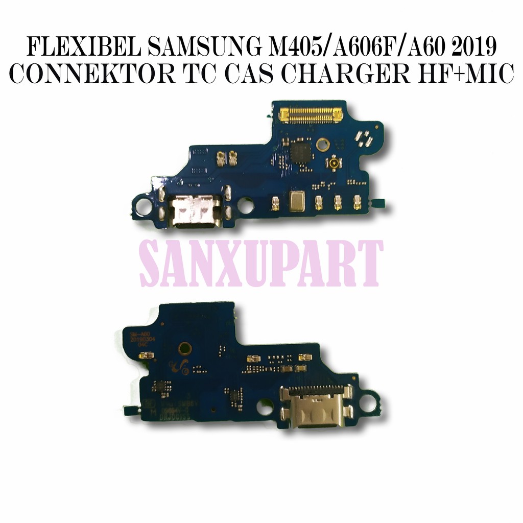 FLEXI FLEXIBLE KONEKTOR CHARGER CON CAS SAMSUNG M40 M405 A60 A606F 2019FLEXIBEL CON TC HF AUDIO JACK