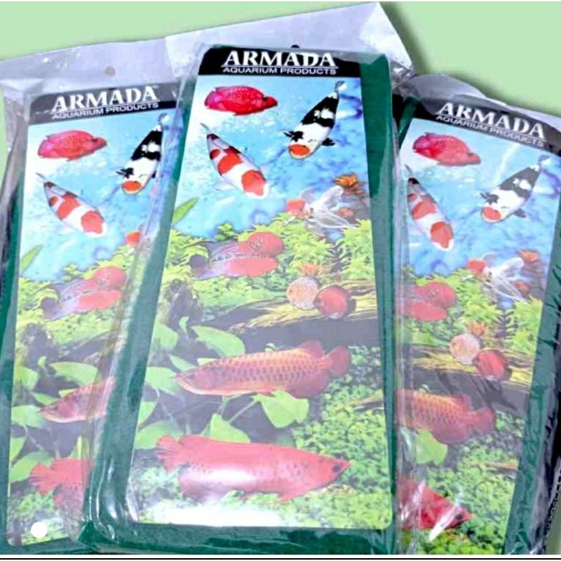 Kapas Filter Aquarium Armada 2 Lapis