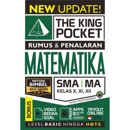 BUKU SMA - NEW UPDATE THE KING POCKET SMA MATEMATIKA., KIMIA, BIOLOGI, FISIKA / BUKU POCKET SMA-MATEMATIKA
