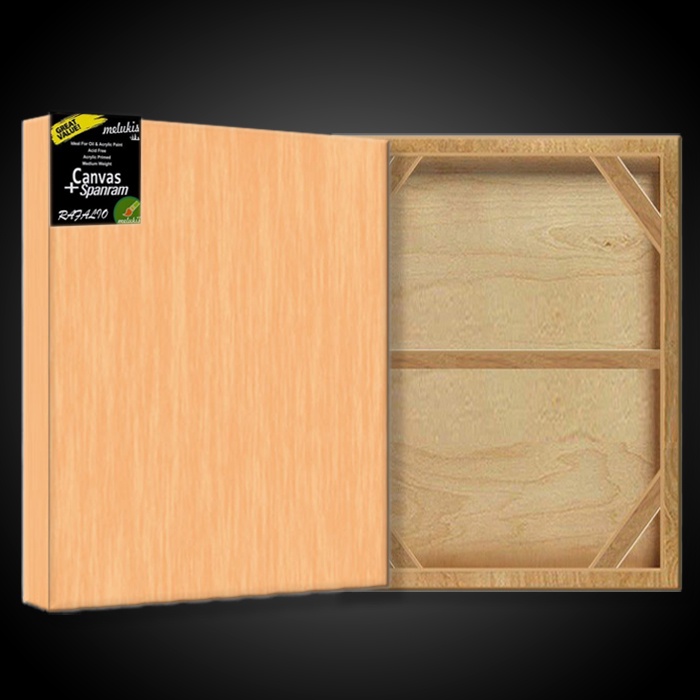 Rangka Kayu Spanram Triplek 50x70 cm Alas Poster Frame Kayu Triplek