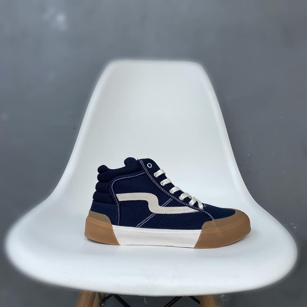 Patrobas Cloud High Navy Original Sepatu Petrobas Biru Navy