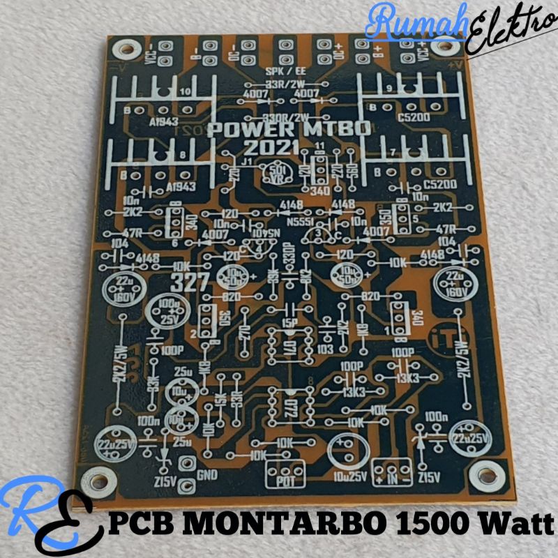 PCB Power Driver 1500W MONTARBO