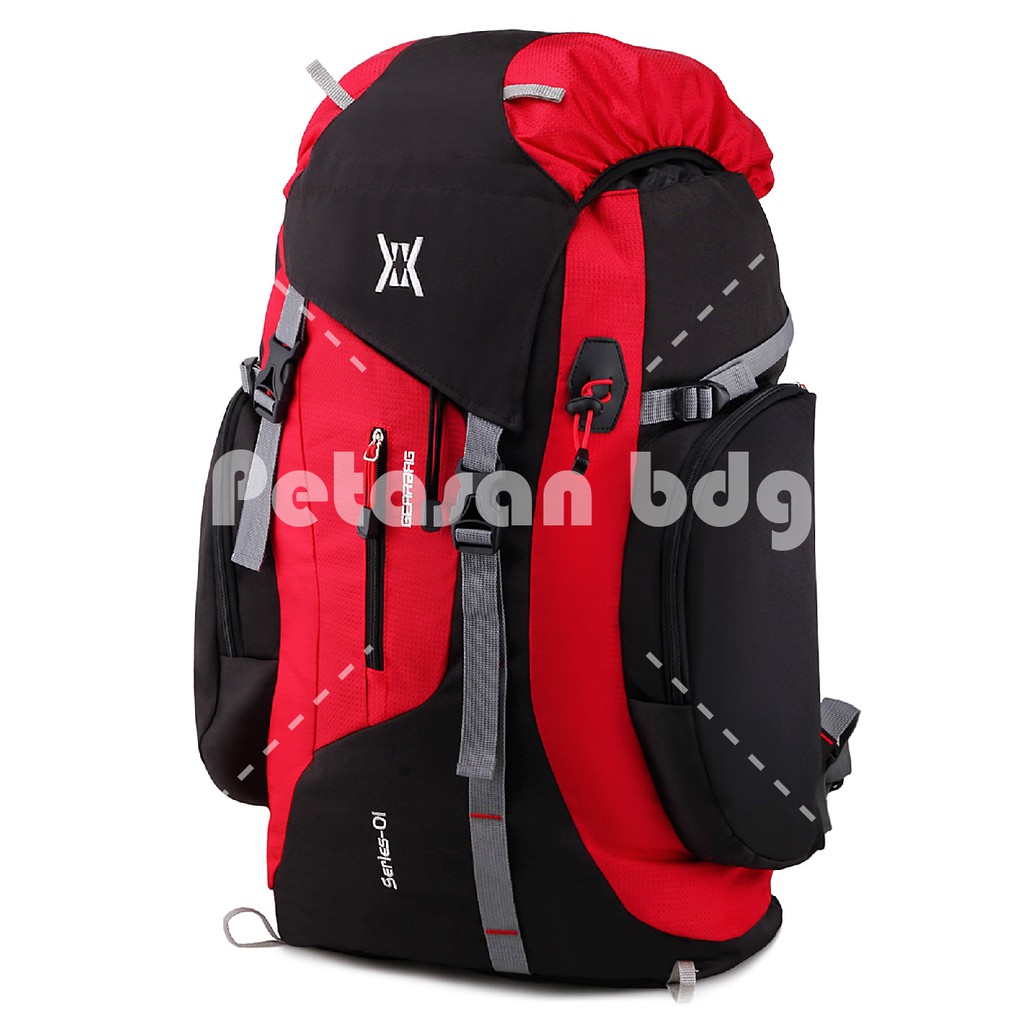 PTS -McNeil Wilder Pack - Tas Gunung Camping Mountain Backpack - Red MCR3