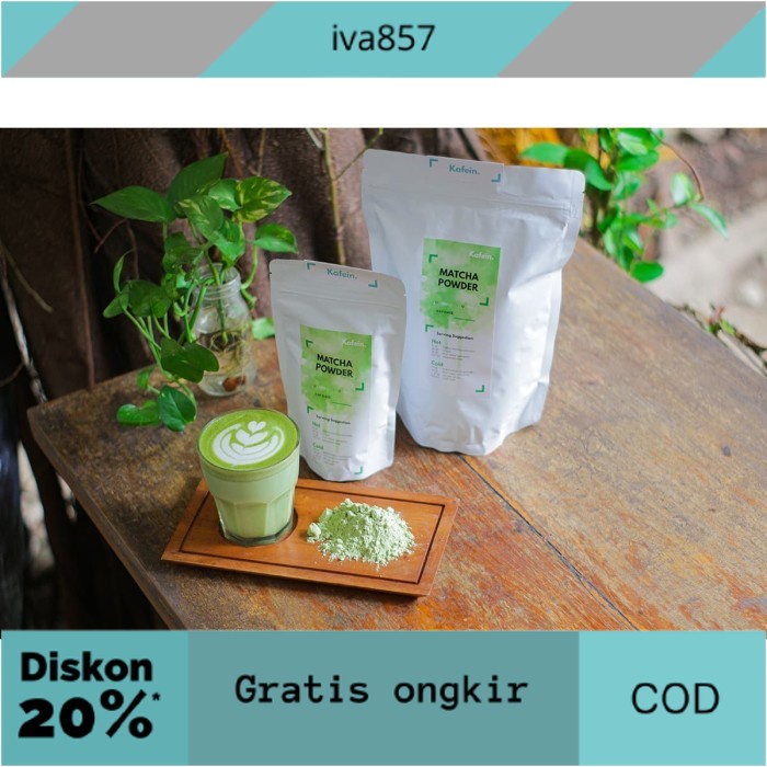 

PROMO Kafein Matcha Powder Latte 200 gram / 800 gram (GOSEND) - 200 gram GRATIS ONGKIR