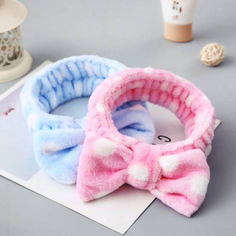 BANDANA BANDO RAMBUT HEADBAND PITA BESAR UNTUK CUCI MUKA MAKEUP FASHION KOREAN STYLE