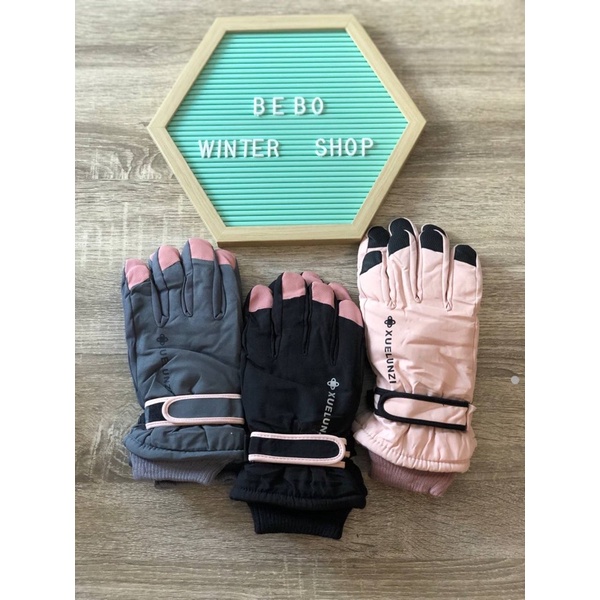 Winter Waterproof Ski Gloves Unisex Touchscreen Sarung Tangan Anti Air