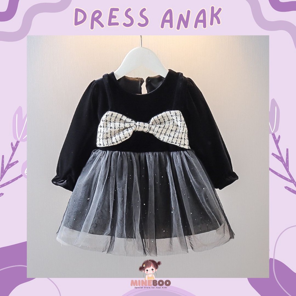 mineboo DRESS MINI CARLA EBV Bayi Perempuan Import