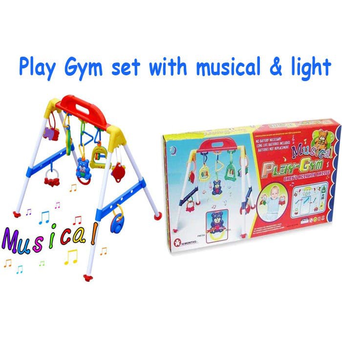 Baby playgym mainan  musical motorik play gym musik  bayi 