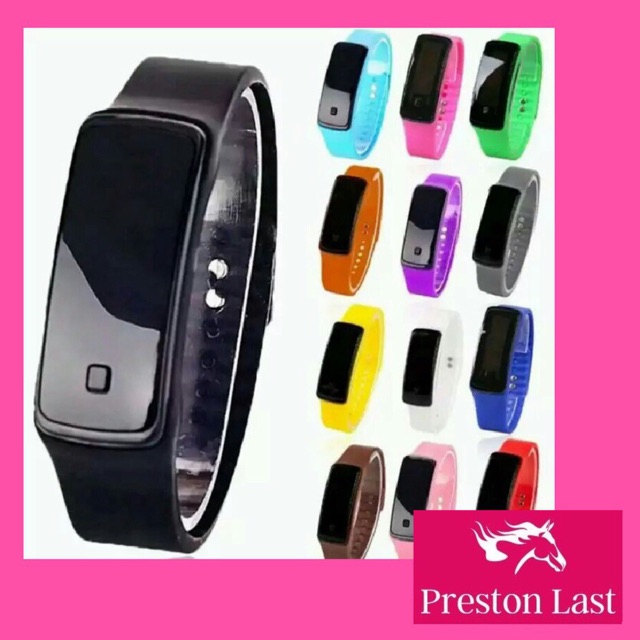 Jam tangan karet digital