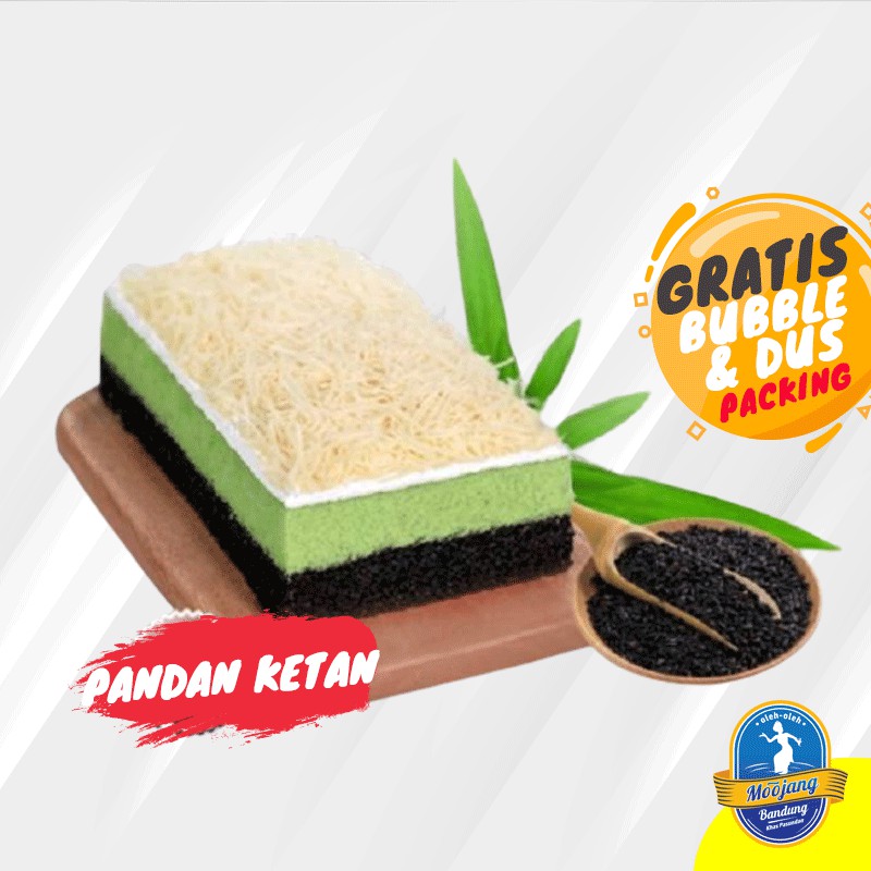 Lapis Talas Botani varian Pandan Ketan Hitam topping keju susu bolu talas keju Bogor best seller