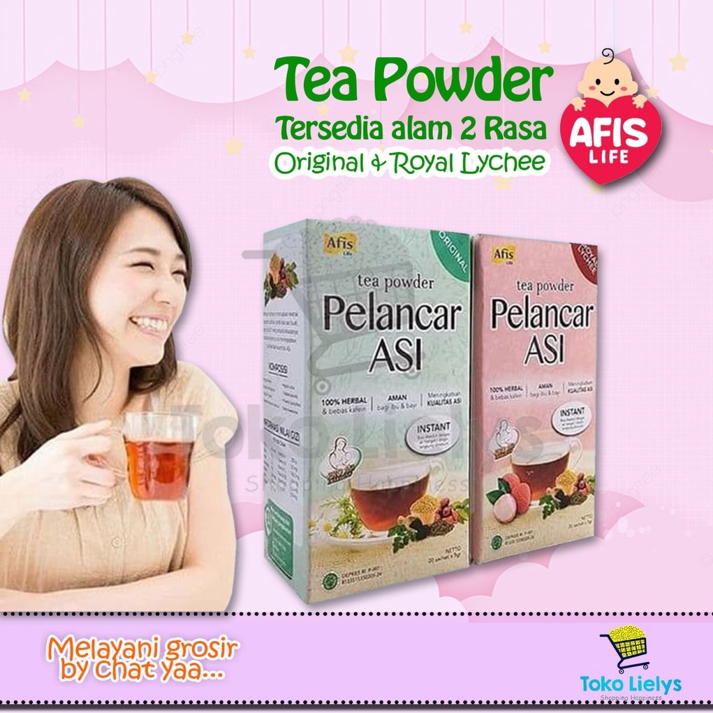 Afis Life Teh Tea Powder Pelancar ASI Booster ASI Tea