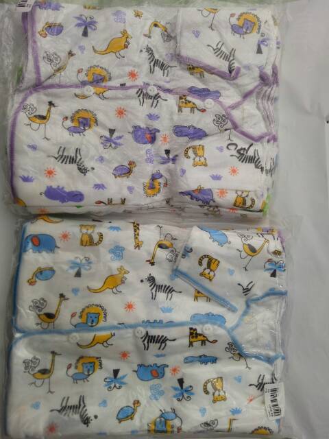 Grosir 1Lusin Baju Bayi NewBorn Lengan Pendek 100% Katun Lembut Harga