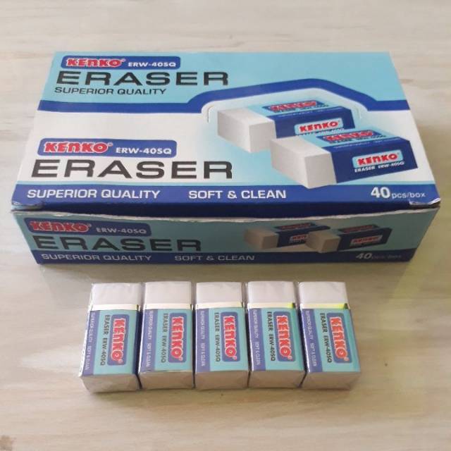 

Eraser ERW-40SQ KENKO / Penghapus putih ERW-40SQ KENKO