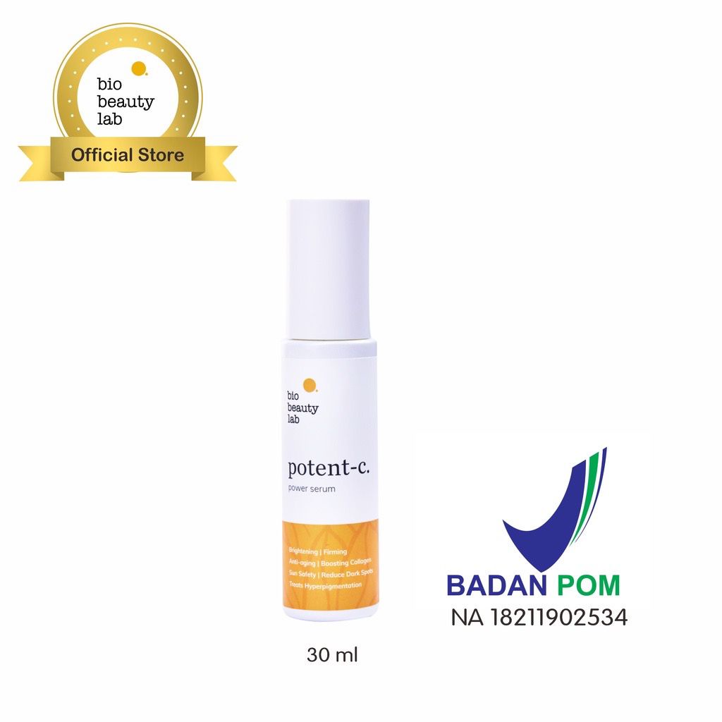 BPOM Bio Beauty Lab Potent-C 15ml / 30ml Power Serum Vitamin C Vit C Pencerah Wajah Glowing