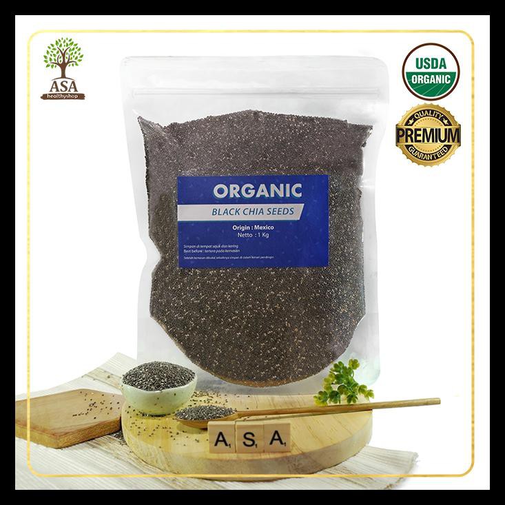 

Termurah Organic Black Chia Seeds / Organic Chia Seed Mexico 1 Kg