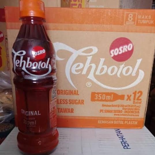 

[ COD ] Teh Botol Sosro Botol Minuman Kemasan Pet Karton 1 Dus isi 12 x 350 ml TERLENGKAP Kode 868