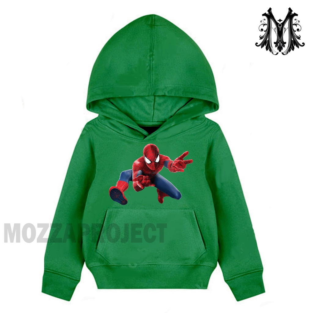 Hoodie Anak Laki Laki Dan Perempuan Spiderman Sweater Unisex