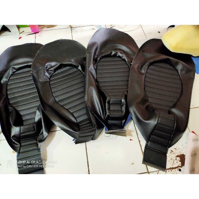 cover jok scoopy genio caferacer single seat