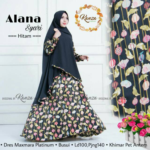 Alana gamis syari ori by kanza