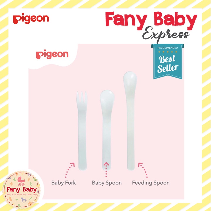 PIGEON FIRST SPOON &amp; FORK SET