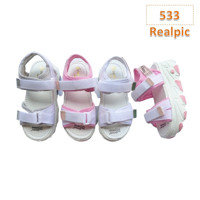 Sandal Anak Cewek Cowok Miss DBNY Abu Hijau Pink (533)