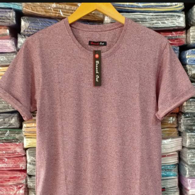  Kaos  polos  lengan pendek t shirt cowok fashion pria 