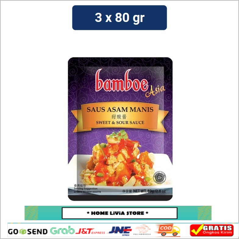 

Bamboe Bumbu Saus Asam Manis 3 x 80 gr