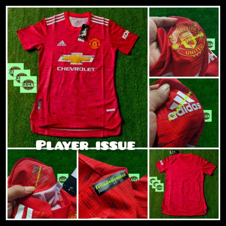 Jersey Bola Mu_ Home 2020/2021 Climachill Player Issue Adizero - S