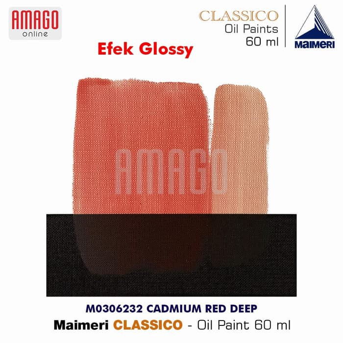 MAIMERI CLASSICO - OIL PAINT - CADMIUM RED DEEP - 60ML - M0306232