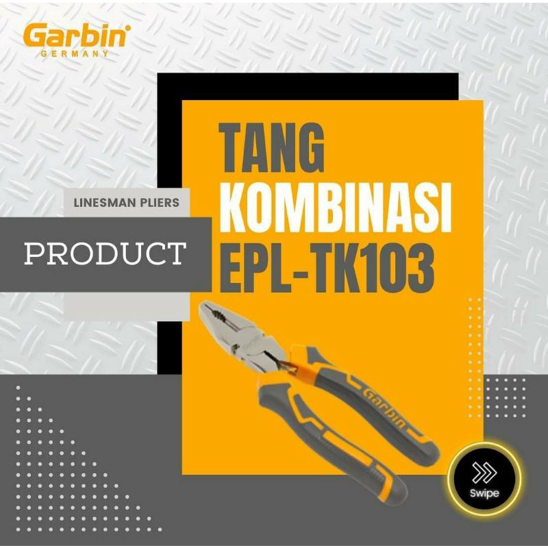 Tang Kombinasi Garbin 8 inch