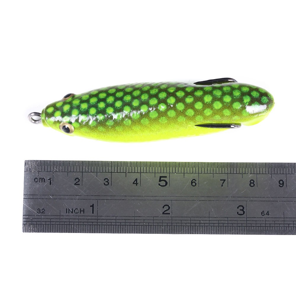 HENGJIA 1PCS 8.5CM 12.7G  Soft Jump Frog Umpan Pancing Ikan Bait Bass Kail Topwater Fishing Lure Swimbait Wobbler