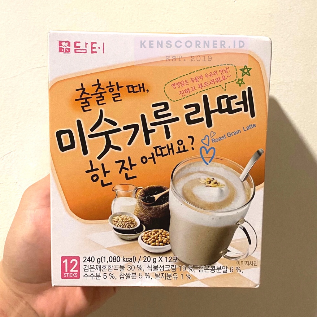 Damtuh Roast Grain Latte Import / Damtuh Sweet Potato Latte BUBUK NON KAFEIN / Kopi Import Korea / Kopi Korea Bubuk / KOPI NON KAFEIN