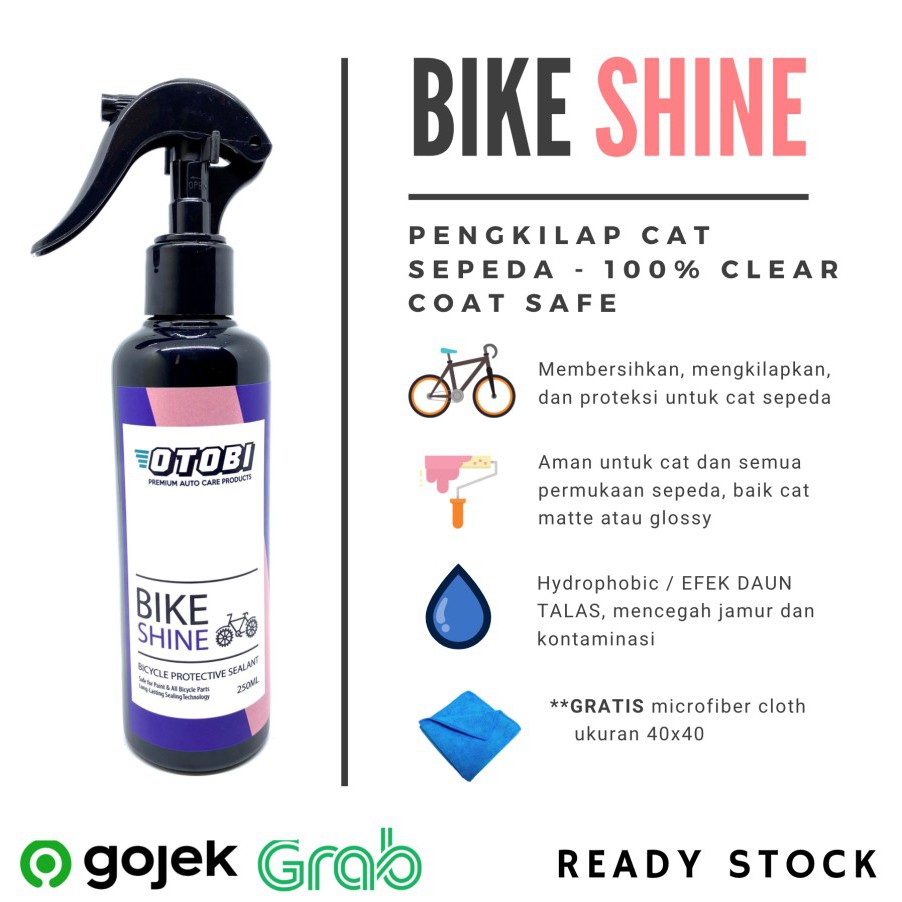 Otobi Bike Shine - Sealant / Wax Pengkilap Sepeda Spray Semi Coating