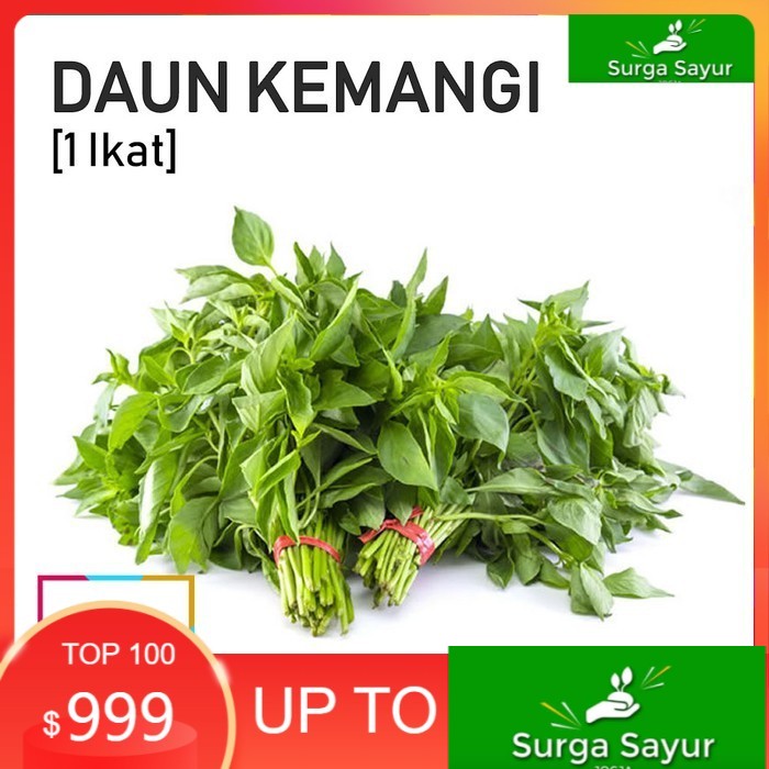 

SURGA SAYUR DAUN KEMANGI SAYUR [1 Ikat, ±30g] SEJABODETABEK BISA INSTANT MENGGUNAKAN GOSEND &GRAB.