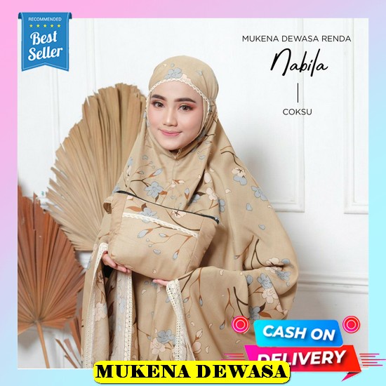 Mukena Dewasa Premium Cewek Terbaru 2021 2022 Perempuan Bali Motif Remaja Adem Mukenah Lebaran Mungk